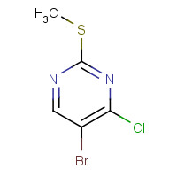 63810-78-6 5-Bromo-4-chloro-2-(methylthio)pyrimidine chemical structure
