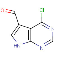 908287-21-8 4-Chloro-7H-pyrrolo[2,3-d]pyrimidine-5-carbaldehyde chemical structure