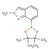 845751-67-9 2-Methylindazole-7-boronic acid pinacol ester chemical structure