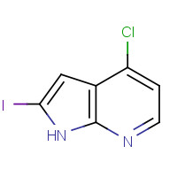940948-29-8 4-Chloro-2-iodo-1H-pyrrolo[2,3-b]pyridine chemical structure