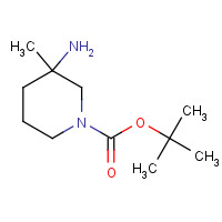 1158759-06-8 tert-Butyl 3-amino-3-methyl-piperidine-1-carboxylate chemical structure