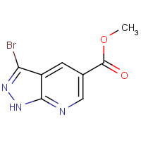 1221288-27-2 Methyl 3-bromo-1H-pyrazolo[3,4-b]pyridine-5-carboxylate chemical structure