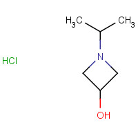 54431-32-2 3-Hydroxy-1-isopropylazetidine hydrochloride chemical structure