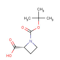 228857-58-7 (2R)-1-tert-Butoxycarbonylazetidine-2-carboxylic acid chemical structure