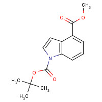 220499-11-6 O1-tert-Butyl O4-methyl indole-1,4-dicarboxylate chemical structure