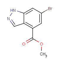 885518-49-0 Methyl 6-bromo-1H-indazole-4-carboxylate chemical structure