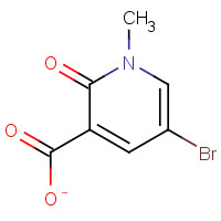 846048-15-5 5-Bromo-1,2-dihydro-1-methyl-2-oxo-nicotinic acid chemical structure
