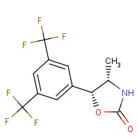 875444-08-9 (4S,5R)-5-[3,5-Bis(trifluoromethyl)phenyl]-4-methyl-1,3-oxazolidin-2-one chemical structure