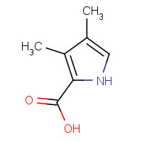 89776-55-6 3,4-Dimethyl-1H-pyrrole-2-carboxylic acid chemical structure