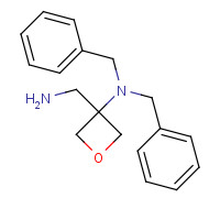 1021392-84-6 3-Aminomethyl-3-[bis(phenylmethyl)amino]oxetane chemical structure