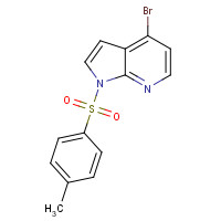 348640-07-3 4-Bromo-1-(p-tolylsulfonyl)pyrrolo[2,3-b]pyridine chemical structure