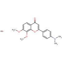 1205548-03-3 2-(4-(Dimethylamino)phenyl)-7,8-dimethoxy-4H-chromen-4-one hydrobromide chemical structure