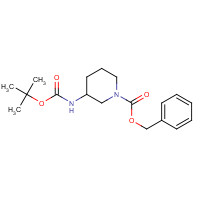406213-47-6 Benzyl 3-(tert-butoxycarbonylamino)-piperidine-1-carboxylate chemical structure