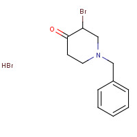 83877-88-7 1-Benzyl-3-bromo-piperidin-4-one hydrobromide chemical structure