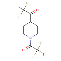 1159982-56-5 2,2,2-Trifluoro-1-[1-(2,2,2-trifluoroacetyl)-4-piperidyl]ethanone chemical structure
