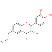 1313738-79-2 2-(3,4-Dihydroxyphenyl)-3-hydroxy-6-propyl-4H-chromen-4-one chemical structure
