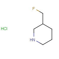 1241725-60-9 3-(Fluoromethyl)piperidine hydrochloride chemical structure