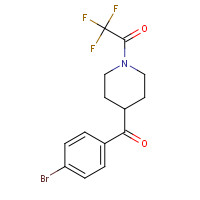 203186-01-0 2,2,2-Trifluoro-1-(4-(4-bromobenzoyl)-piperidin-1-yl)ethanone chemical structure