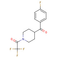 1159982-32-7 2,2,2-Trifluoro-1-(4-(4-fluorobenzoyl)-piperidin-1-yl)ethanone chemical structure