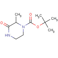 76003-30-0 tert-Butyl 2-methyl-3-oxo-piperazine-1-carboxylate chemical structure