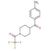1198285-26-5 2,2,2-Trifluoro-1-(4-(4-methylbenzoyl)-piperidin-1-yl)ethanone chemical structure