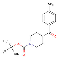 912768-78-6 tert-Butyl 4-(4-methylbenzoyl)piperidine-1-carboxylate chemical structure