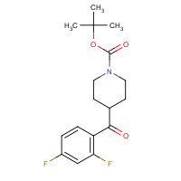 1159825-99-6 tert-Butyl 4-(2,4-difluorobenzoyl)-piperidine-1-carboxylate chemical structure