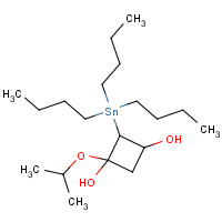 129034-70-4 3-Isopropoxy-4-(tributylstannyl)-1,2-cyclobutenedione chemical structure