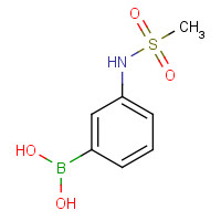 148355-75-3 3-(Methylsulfonylamino)phenylboronic acid chemical structure