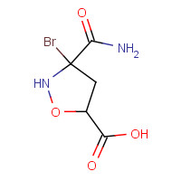 1030613-69-4 3-Bromo-4,5-dihydroisoxazole-5-carboxylic acid amide chemical structure