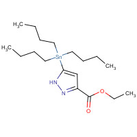 141998-85-8 5-Tributylstannyl-1H-pyrazole-3-carboxylic acid ethyl ester chemical structure
