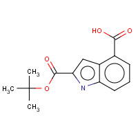 848444-79-1 1-tert-Butoxycarbonylindole-4-carboxylic acid chemical structure