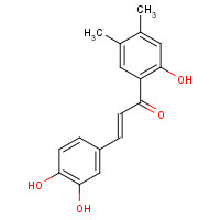 1313738-88-3 (E)-3-(3,4-Dihydroxyphenyl)-1-(2-hydroxy-4,5-dimethylphenyl)prop-2-en-1-one chemical structure