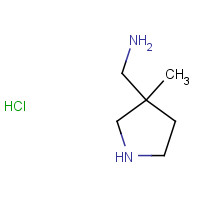 1313738-93-0 (3-Methylpyrrolidin-3-yl)methanamine hydrochloride chemical structure