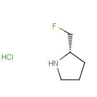 875553-78-9 (2S)-2-(Fluoromethyl)pyrrolidine hydrochloride chemical structure