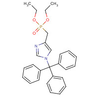 473659-21-1 Diethyl (1-trityl-1H-imidazol-4-yl)methylphosphonate chemical structure