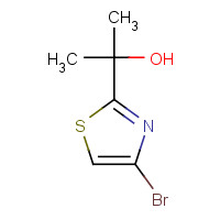 761447-63-6 2-(4-Bromothiazole)propan-2-ol chemical structure