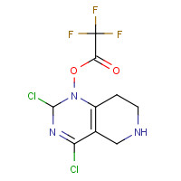 1172930-59-4 2,4-Dichloro-5,6,7,8-tetrahydropyrido[4,3-d]pyrimidine trifluoroacetate chemical structure