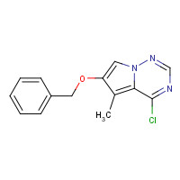 649736-27-6 6-Benzyloxy-4-chloro-5-methylpyrrolo[2,1-f][1,2,4]triazine chemical structure