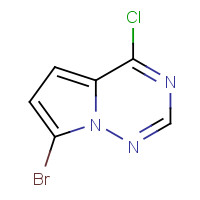1269667-51-7 7-Bromo-4-chloropyrrolo[2,1-f][1,2,4]triazine chemical structure