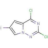 1313738-97-4 2,4-Dichloro-6-iodopyrrolo[2,1-f][1,2,4]triazine chemical structure