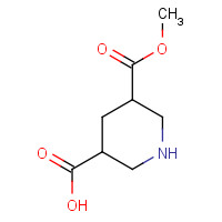 748113-39-5 5-(Methoxycarbonyl)piperidine-3-carboxylic acid chemical structure