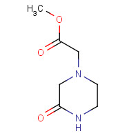 1039843-84-9 Methyl 2-(3-oxopiperazin-1-yl)acetate chemical structure