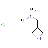 741287-55-8 Azetidin-3-yl-N,N-dimethylmethanamine hydrochloride chemical structure