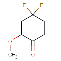 1232060-73-9 4,4-Difluoro-2-methoxycyclohexanone chemical structure