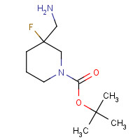 1219832-36-6 3-Aminomethyl-3-fluoropiperidine-1-carboxylic acid tert-butyl ester chemical structure
