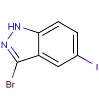 885519-16-4 3-Bromo-5-iodo-1H-indazole chemical structure