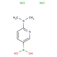 265664-54-8 2-(N,N-Dimethylamino)pyridine-5-boronic acid dihydrochloride chemical structure