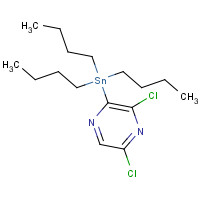 446285-70-7 2,6-Dichloro-3-(tributylstannyl)pyrazine chemical structure