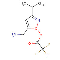 1159599-97-9 5-Aminomethyl-3-isopropylisoxazole trifluoroacetate chemical structure